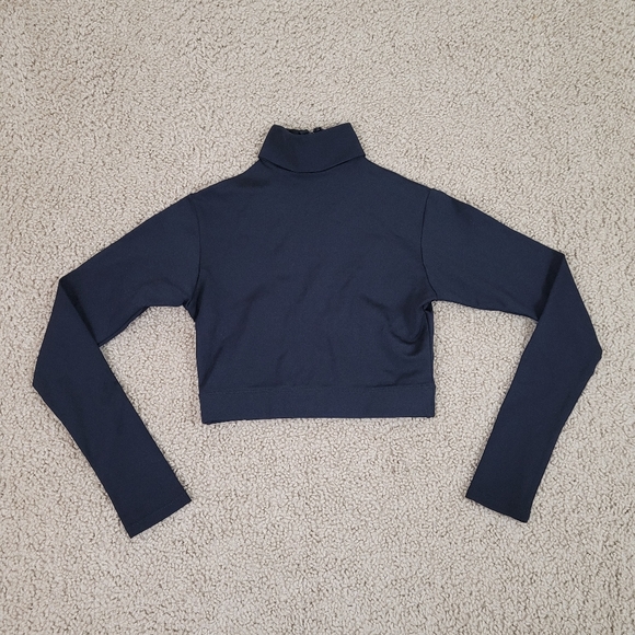 Capezio Tops - Capezio Turtleneck Long Sleeved Crop Top